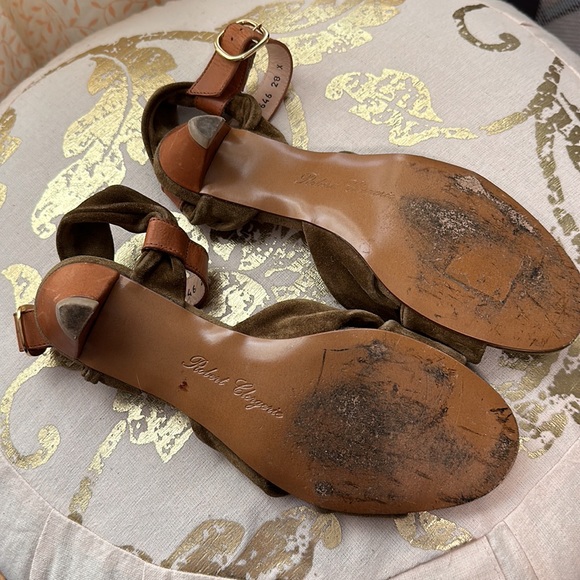 Robert Clergerie Harver Suede Sandal - Picture 6 of 6
